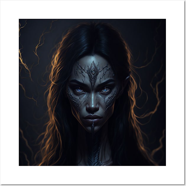 Mysterious Lady Aswang Wall Art by likbatonboot